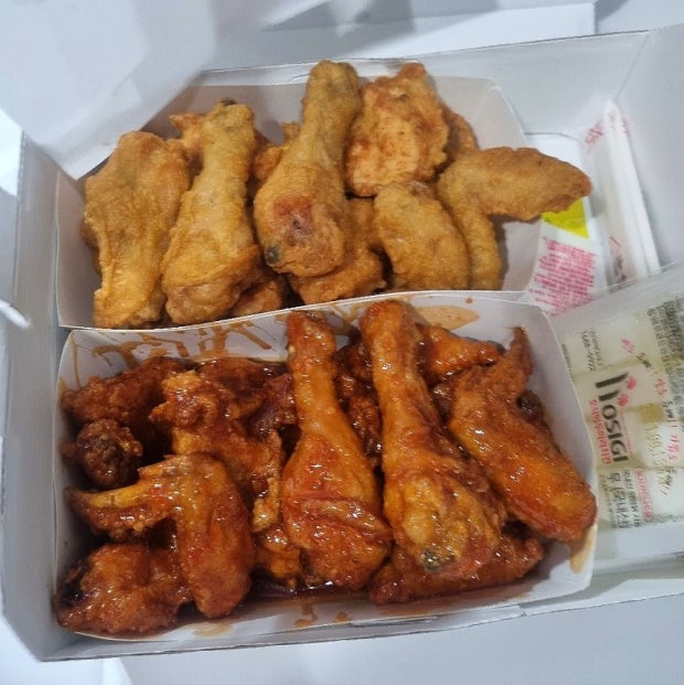 오늘저녁은 치킨이닭.