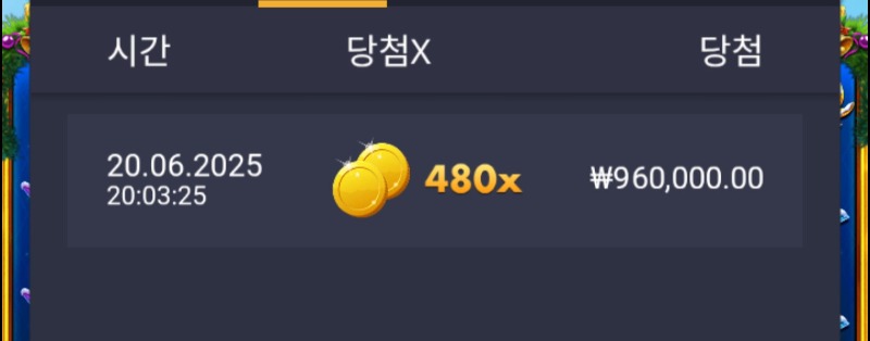 수익왕 끝 480배