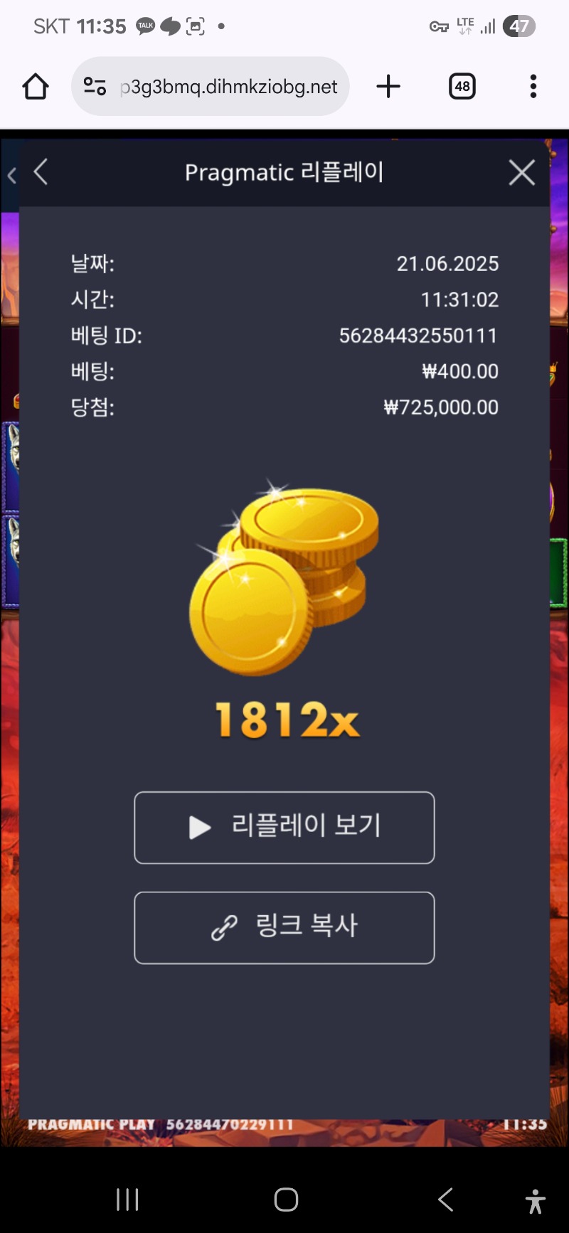 버메가 1812배
