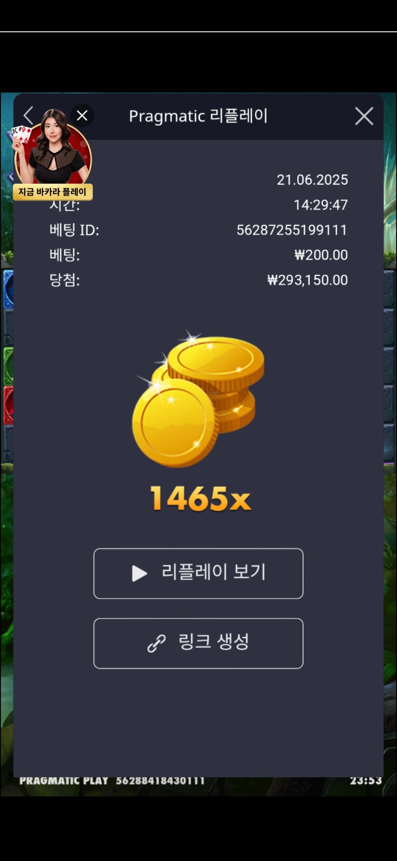 멀린 1465배