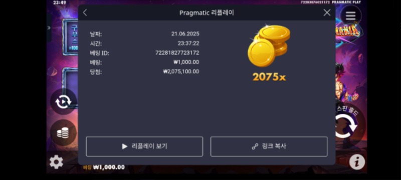 싸이언 2075배