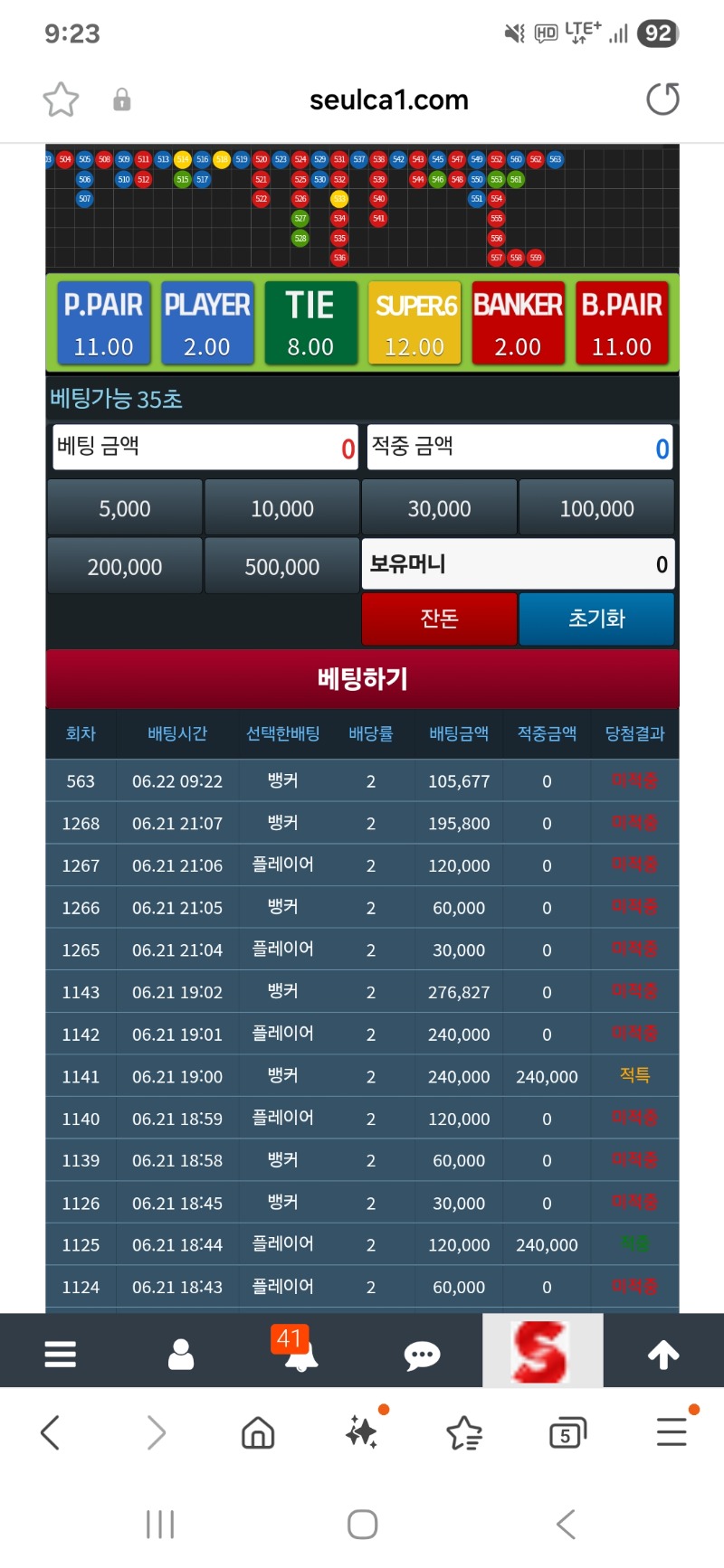 이번주 포교는 끝이군 심각하다ㅋㅋ빨간불