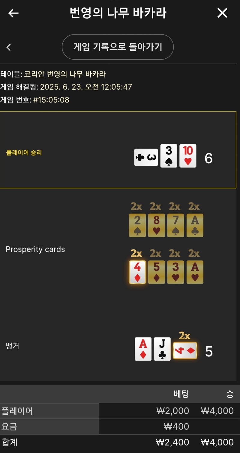 번영 소액 승