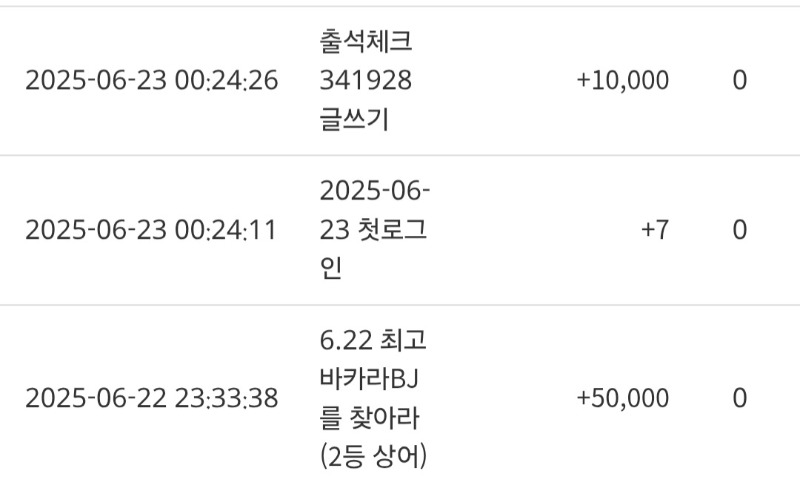 최바비 2등