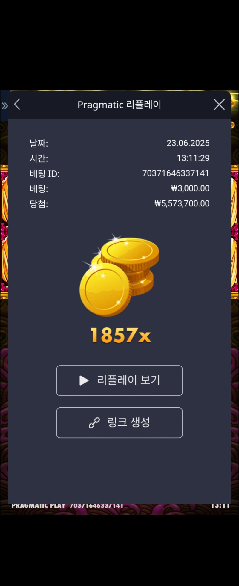 토라메 1857배