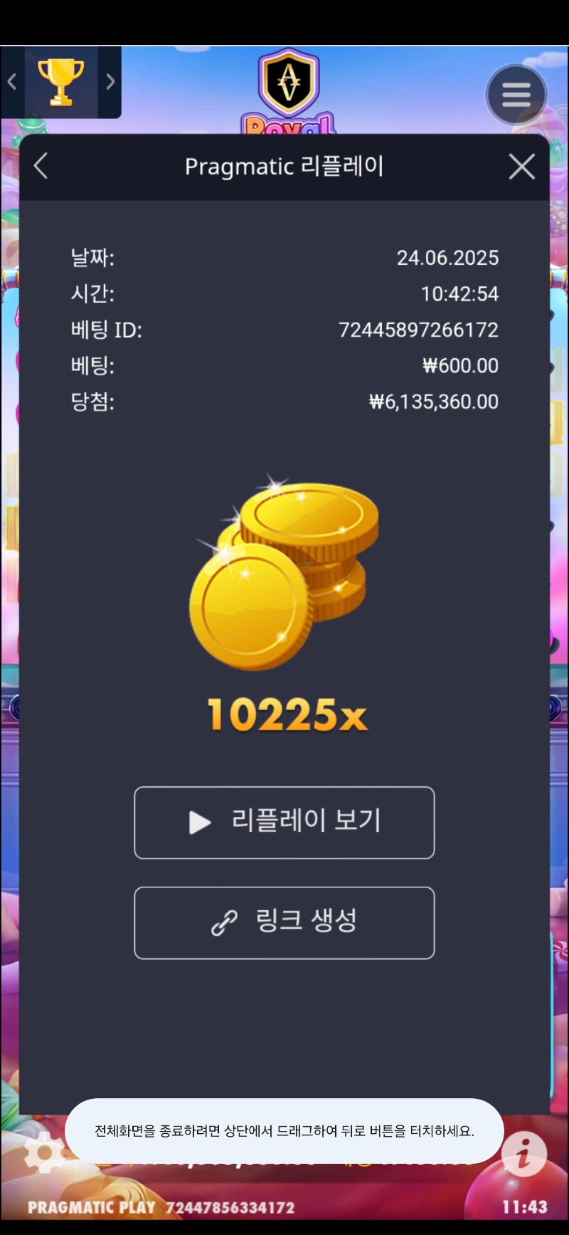 로얄 슈가1000 10225배
