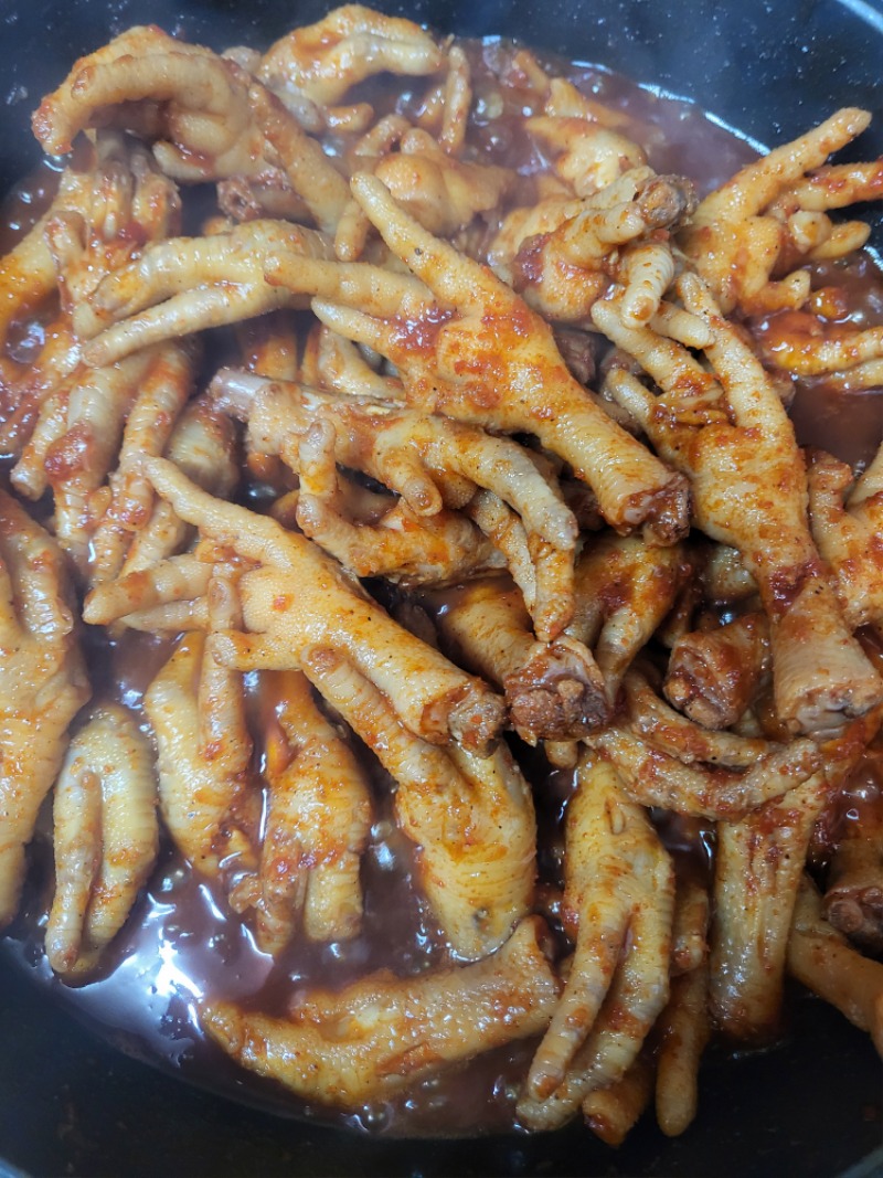 사자야 닭발 먹자