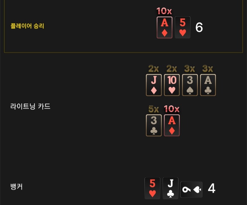 라이트닝 2승 ♤♤
