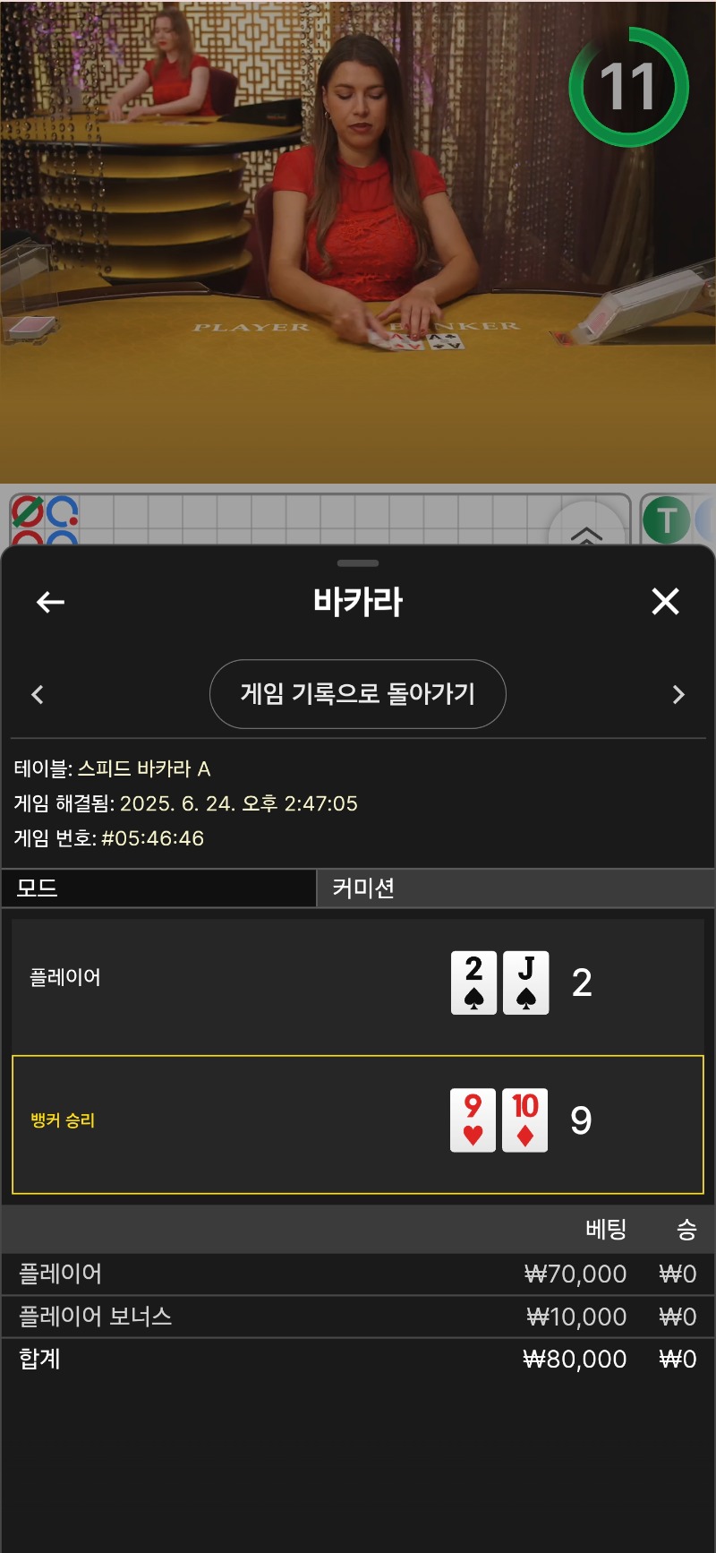 바카라 패부장