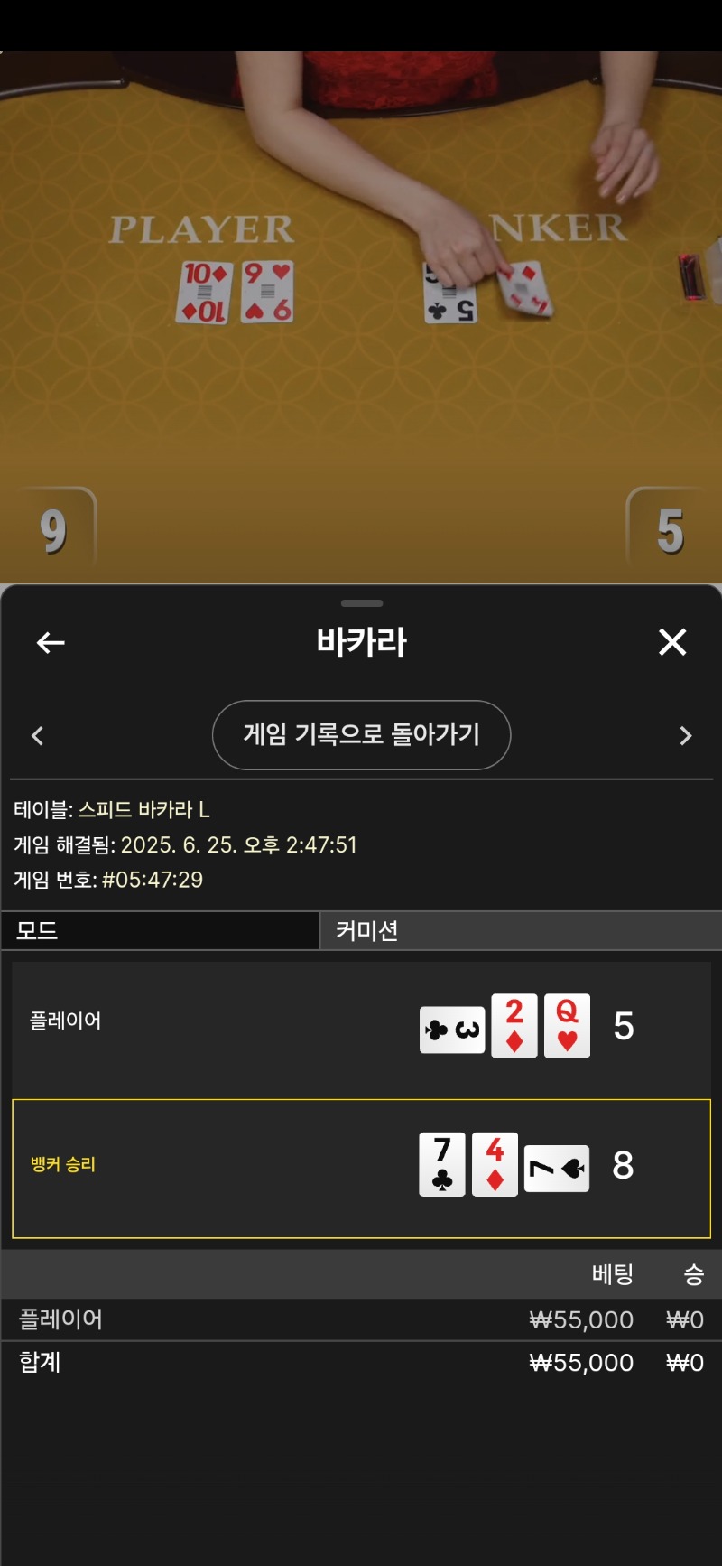 바카라2패
