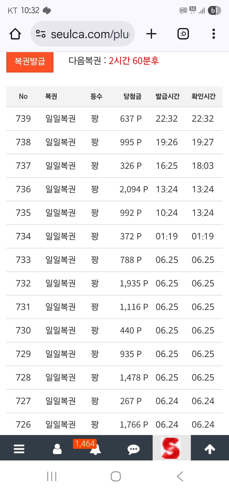 오늘도 꽝으로시작  꽝으로 마무리