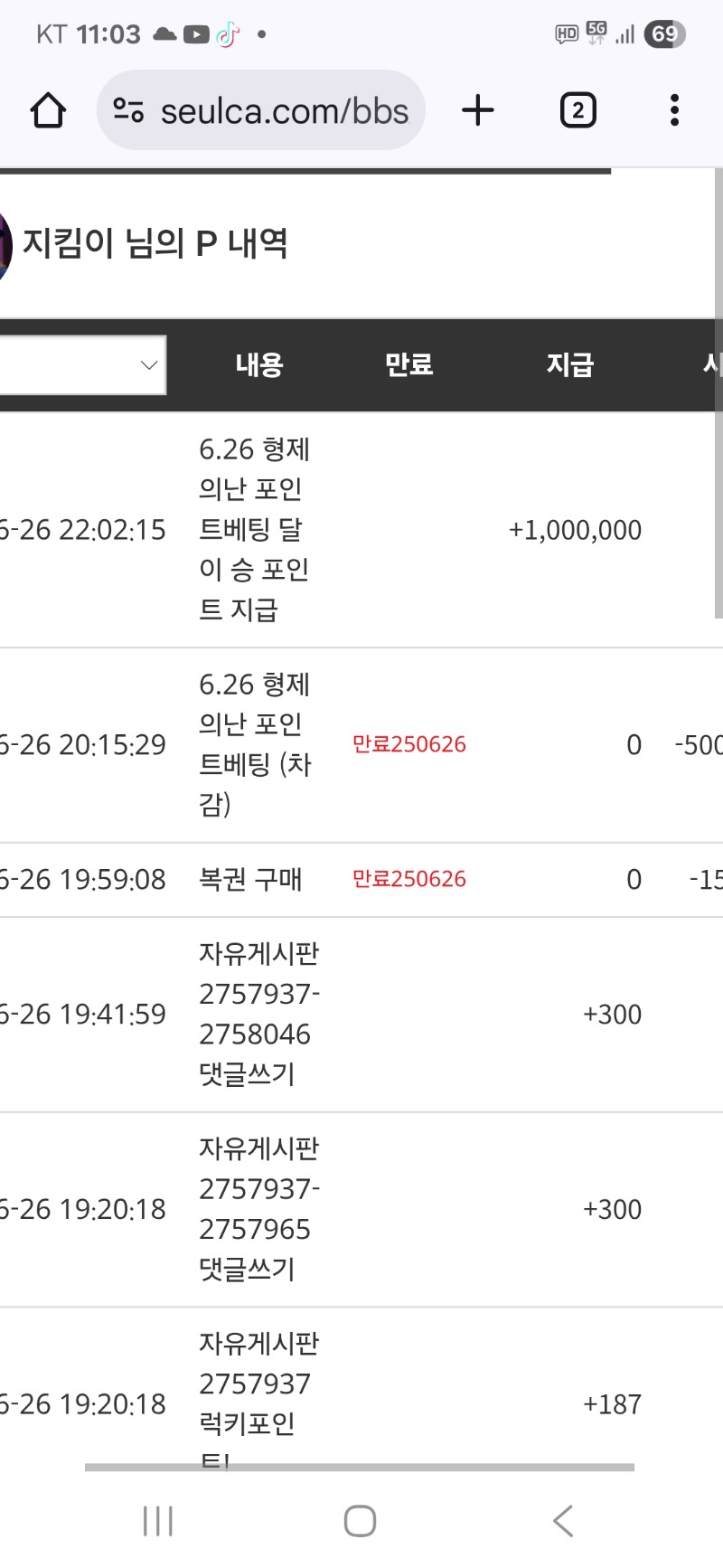 랑이 수고했어 ~달아 땡큐