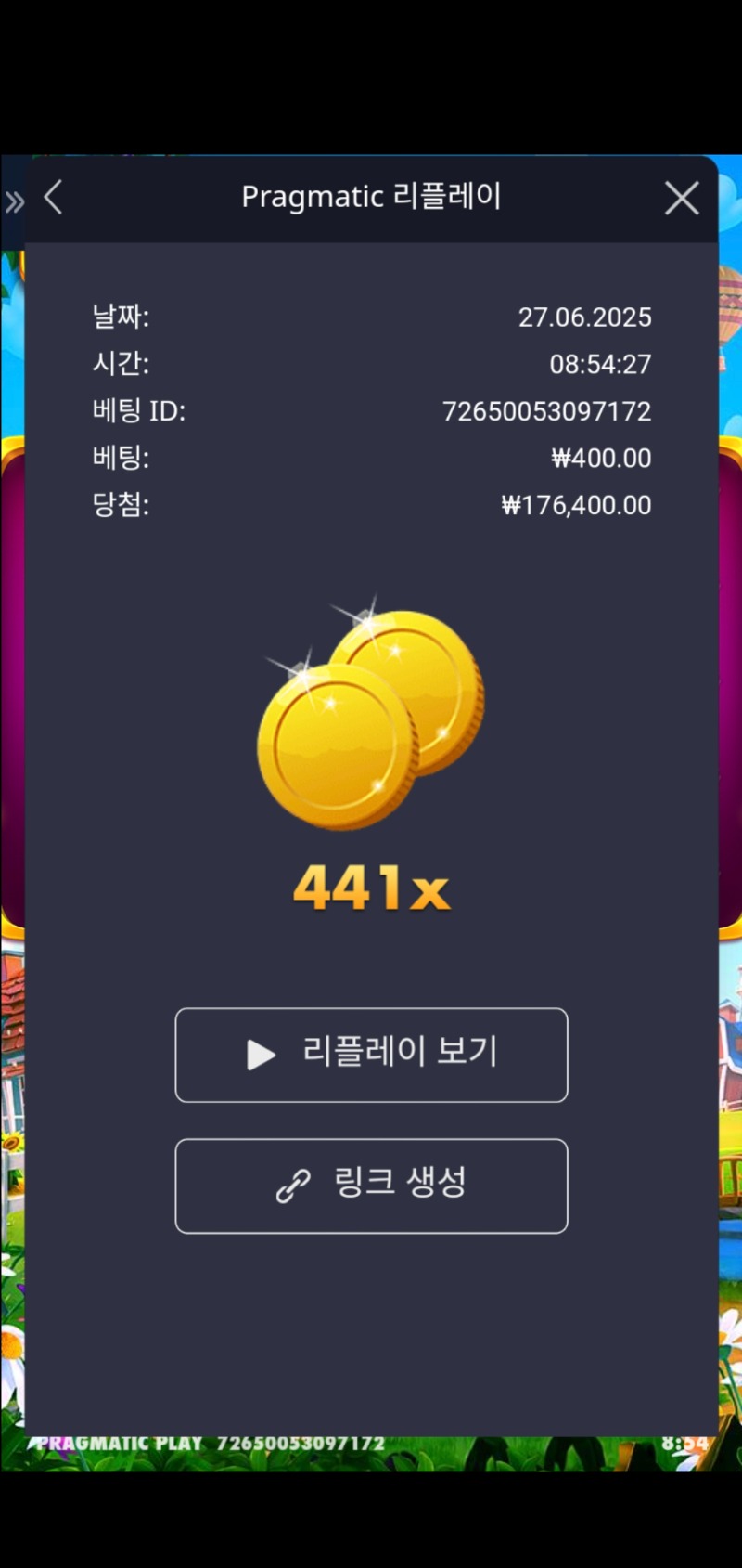 황금삽 441배