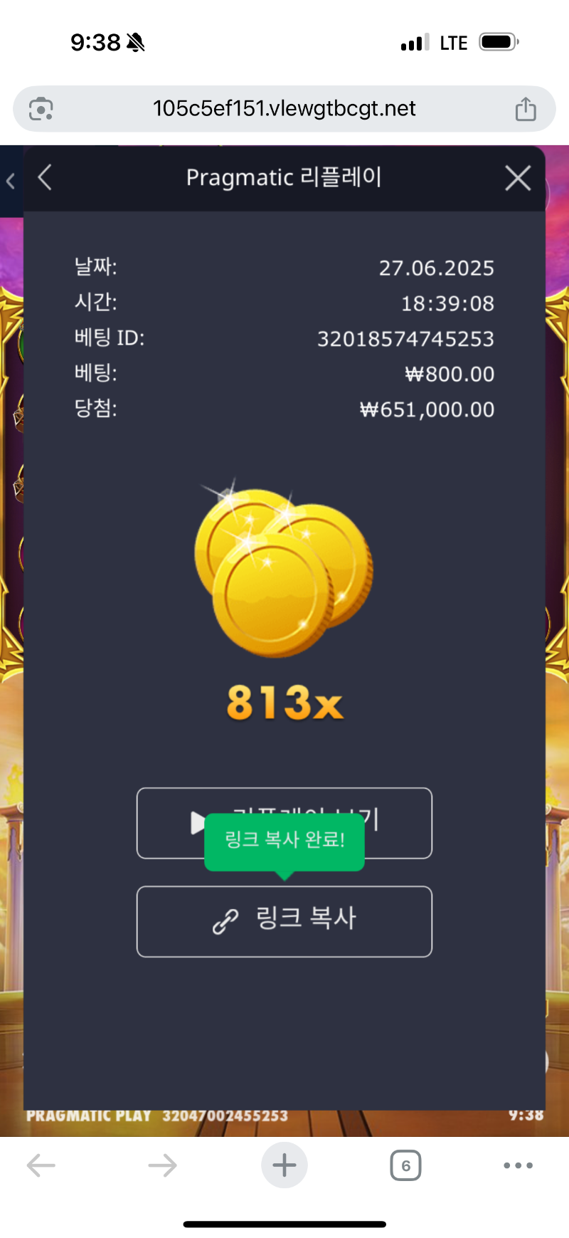 주말의배당 813배