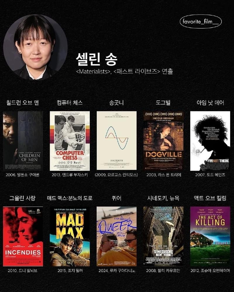 영화 감독이 뽑은 21세기 영화 톱텐