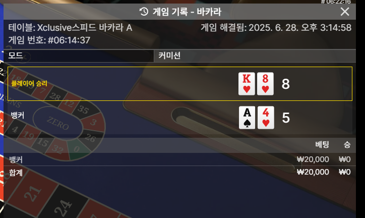 바카라 패 1
