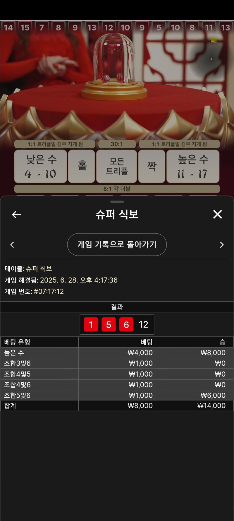 슈퍼식보 승