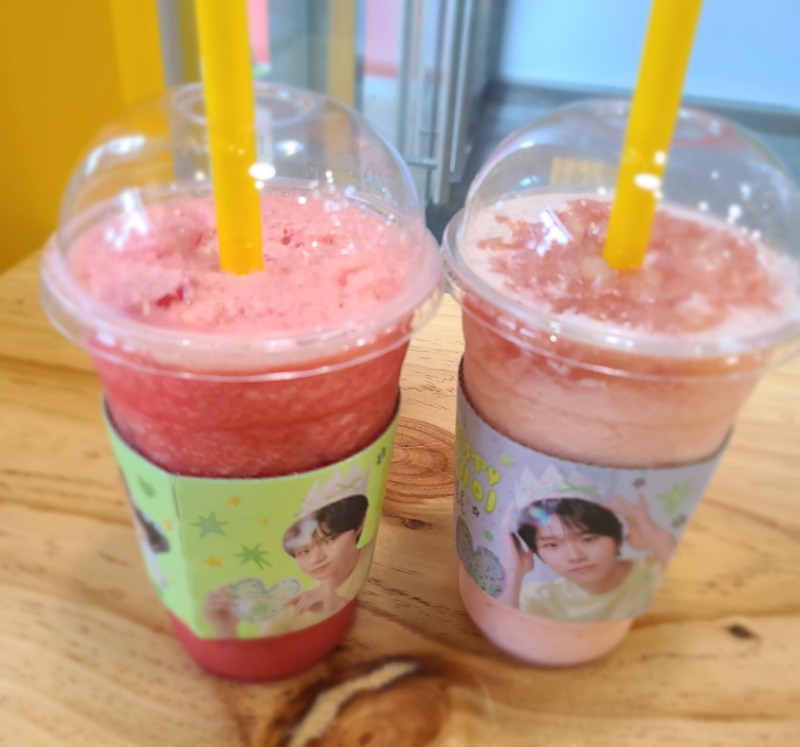 메가 시원하게 한잔~