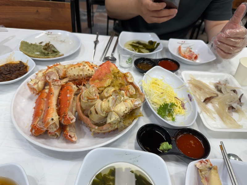 오늘 킹크랩 !!
