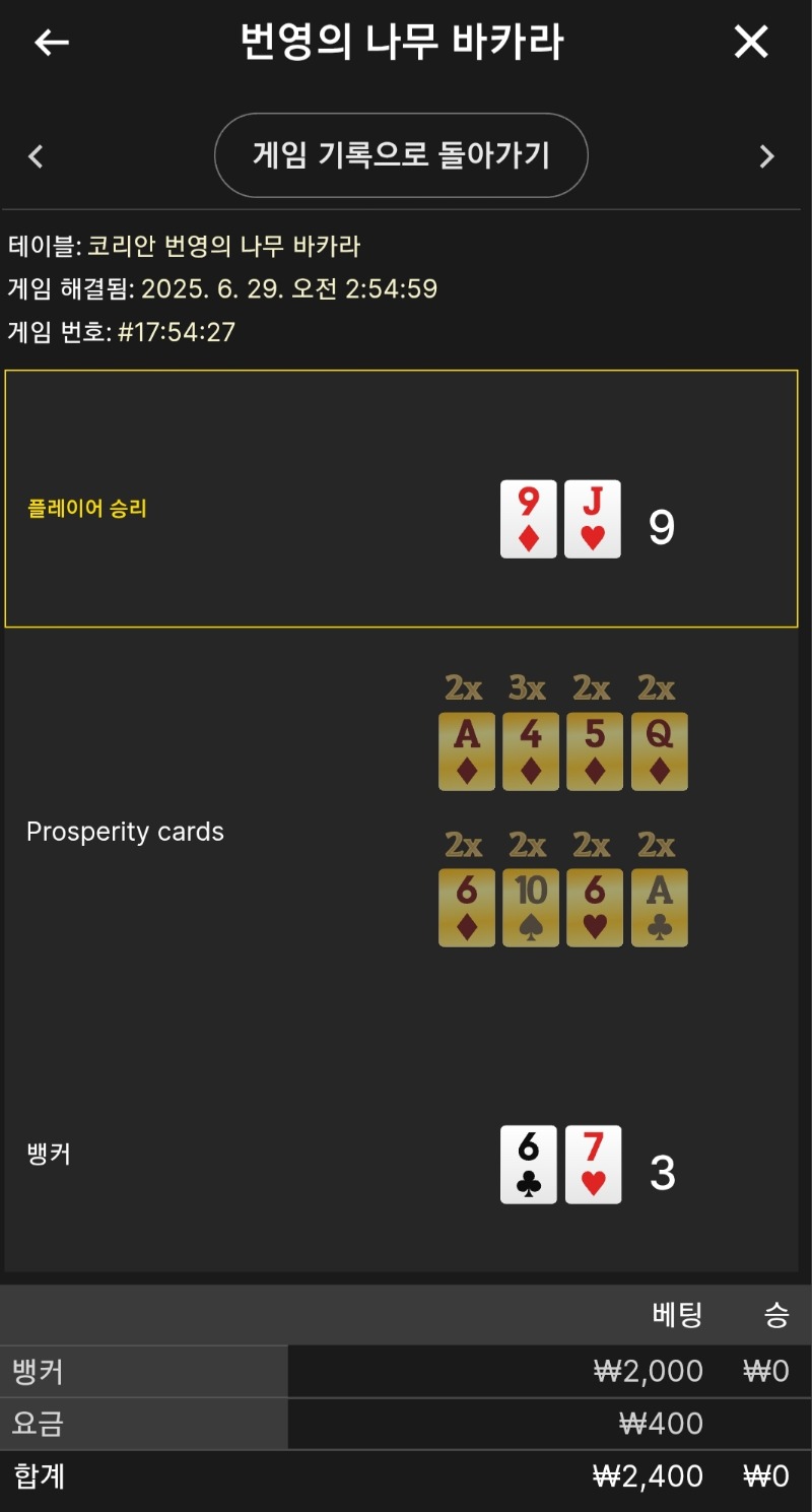번영 소액 패