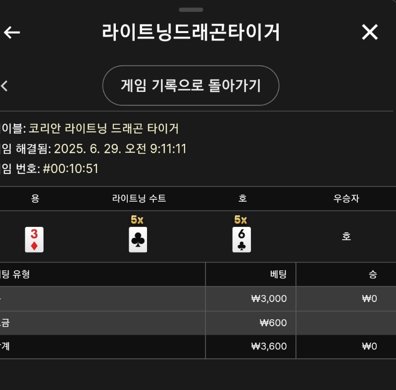 라이트닝 용호 2패