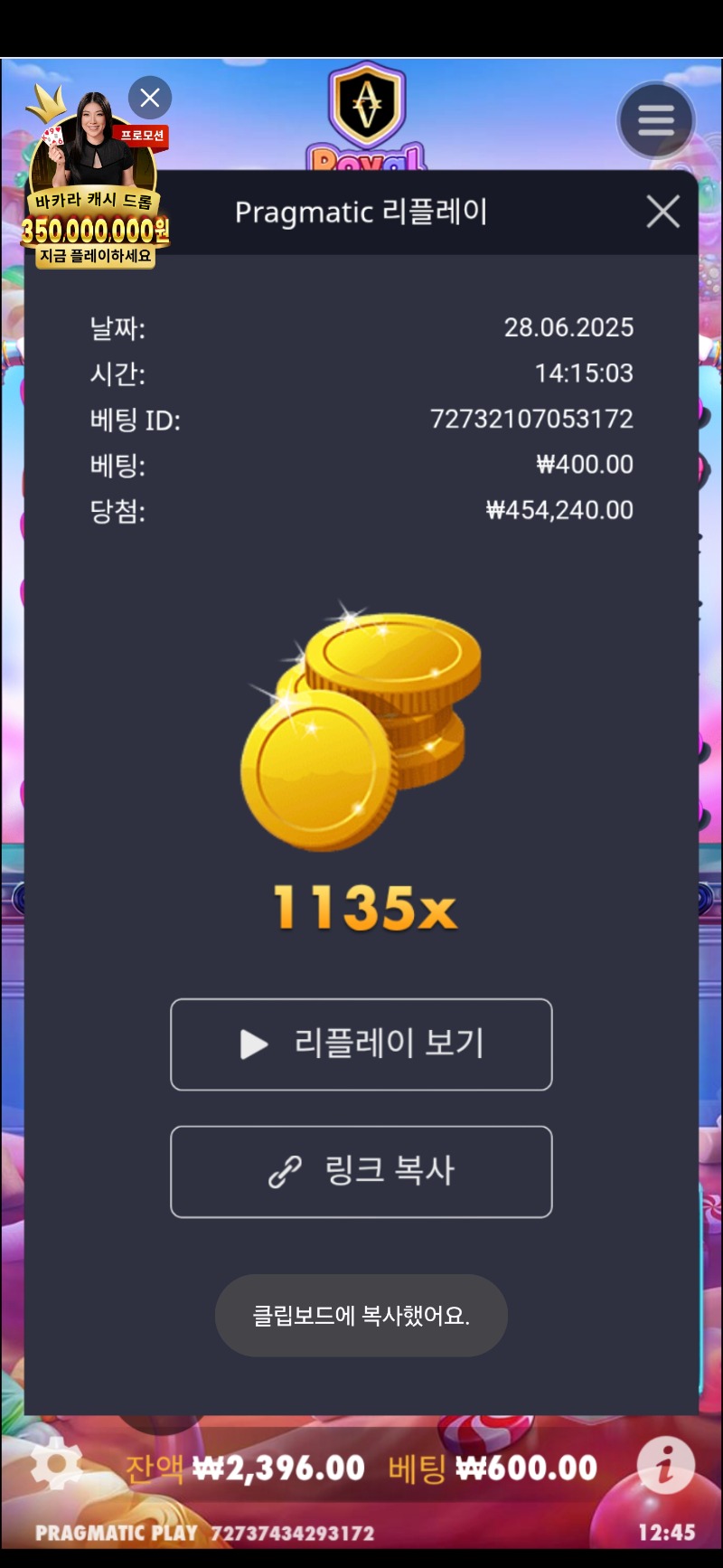 로얄 슈가1000 1135배