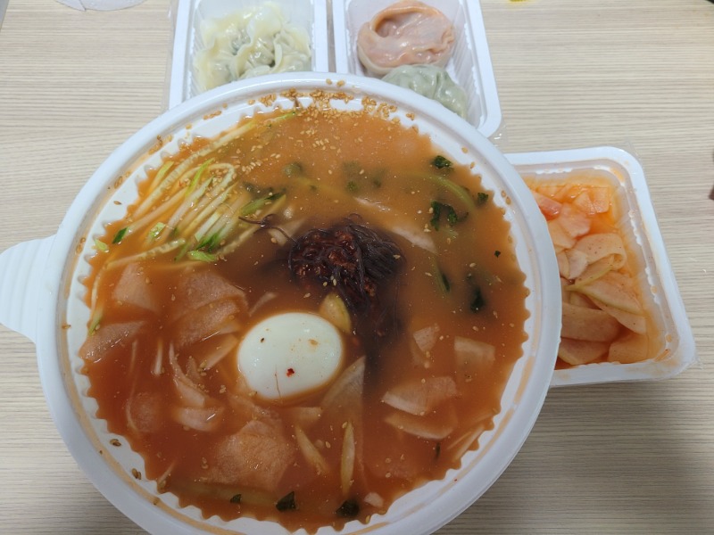 세숫대야 냉면곱빼기&왕만두&물만두