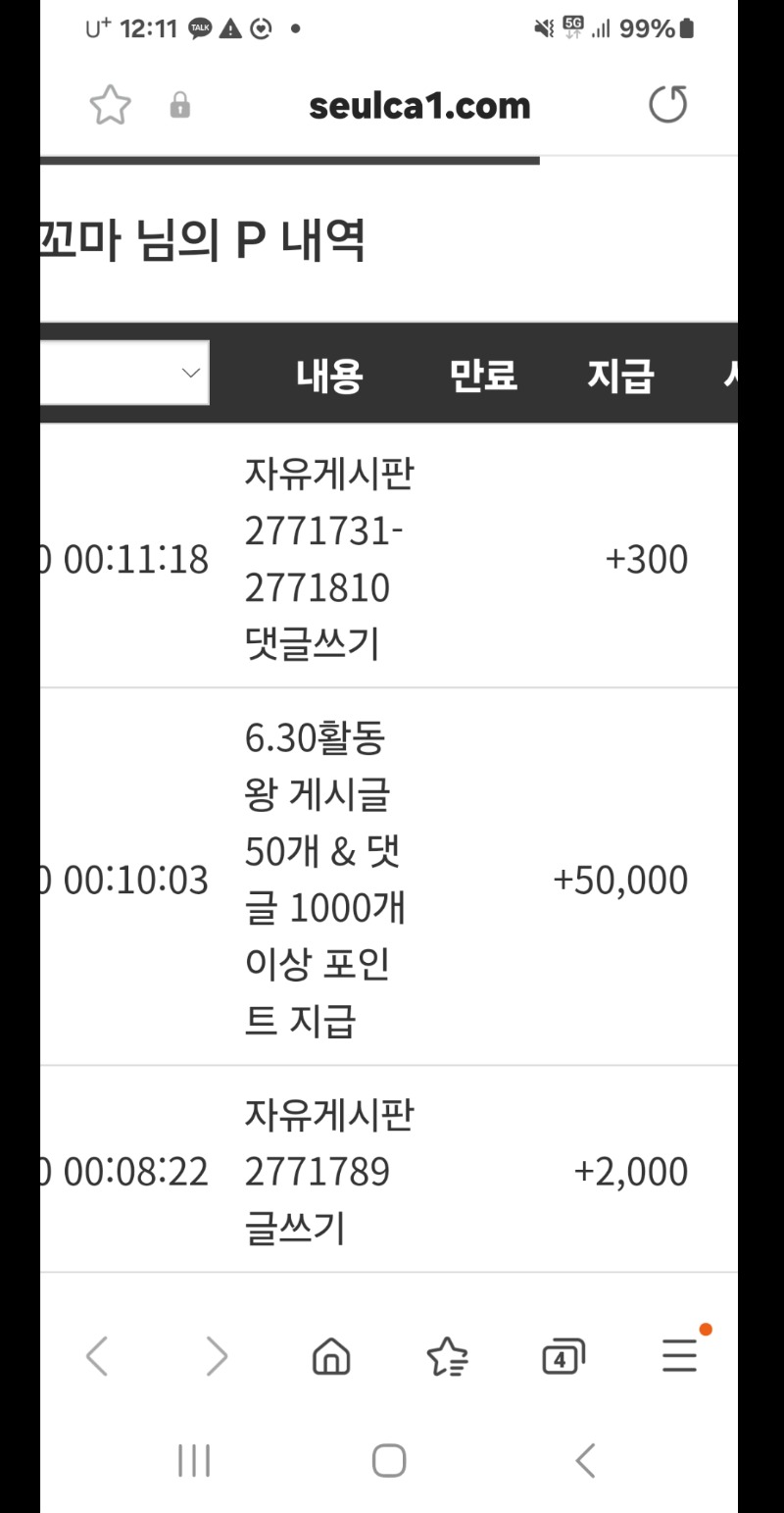 활동왕 게시글포 ^^