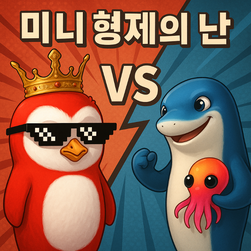 미니 형제의 난 시청 가보짜꾸욧!!(댓글 럭키 당첨 이벤트) 다리가 5만포 쏩니다.!!