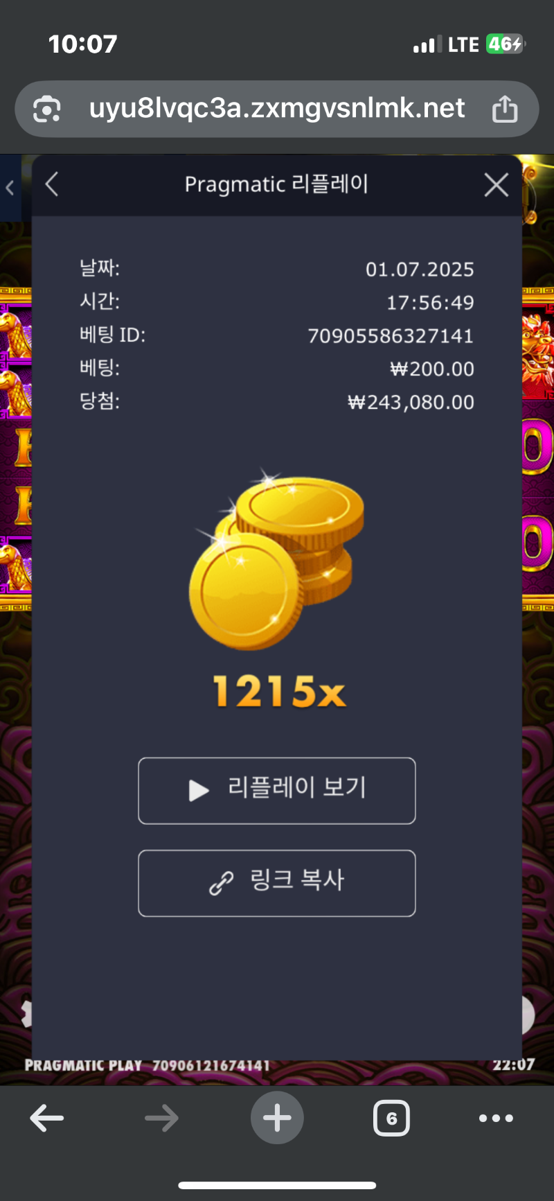 토라메 1225배