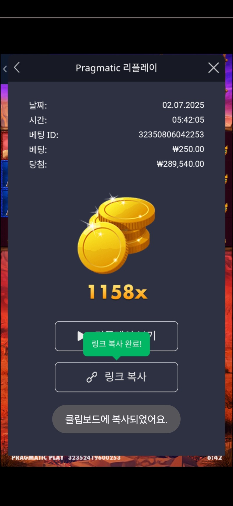 버메가 1158배