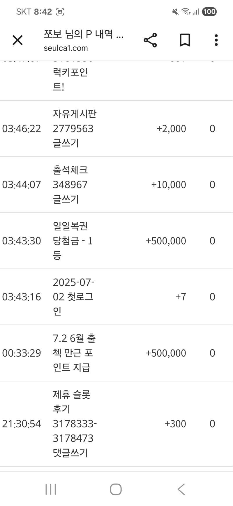 만근포에 일복1등까지