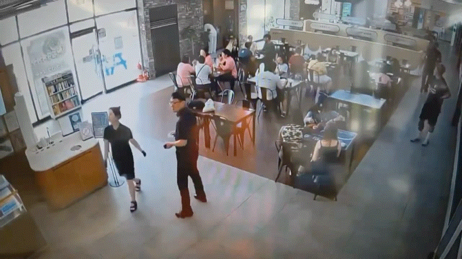 금일 대관령 휴게소 사고 cctv
