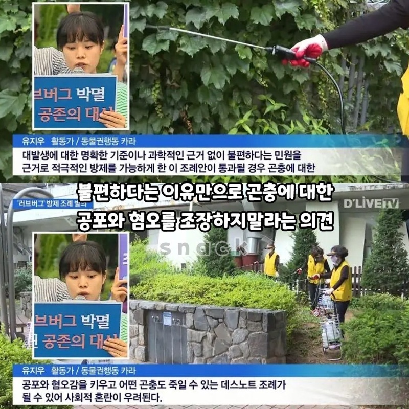 설마했던 시위대 등장