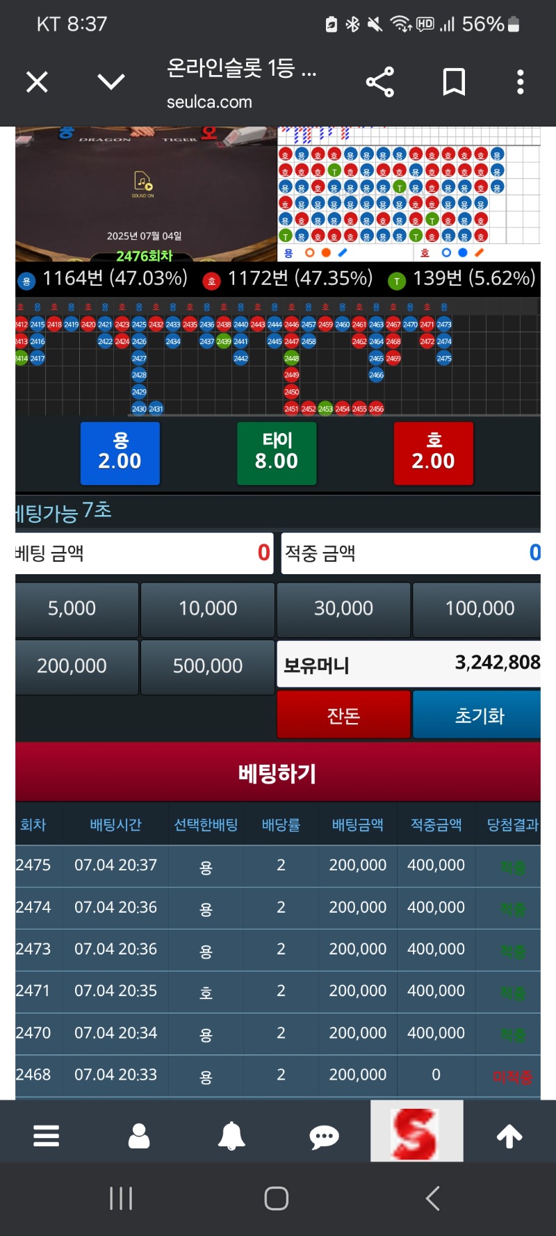 이모에서 드뎌 300만들엇네