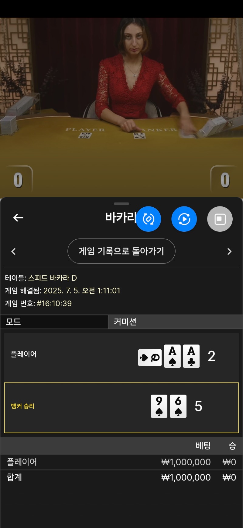 바카라2패
