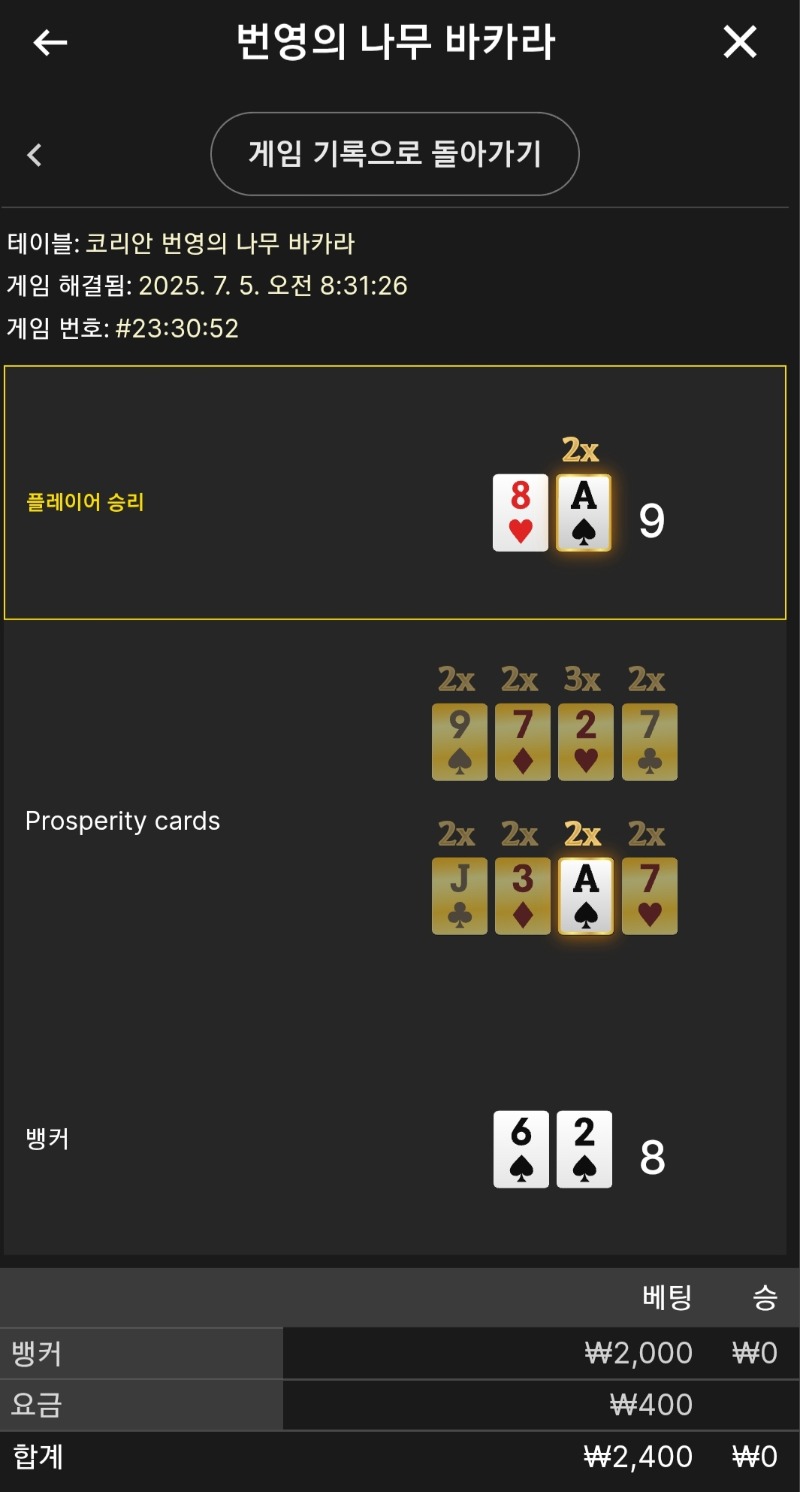 번영 소액 패
