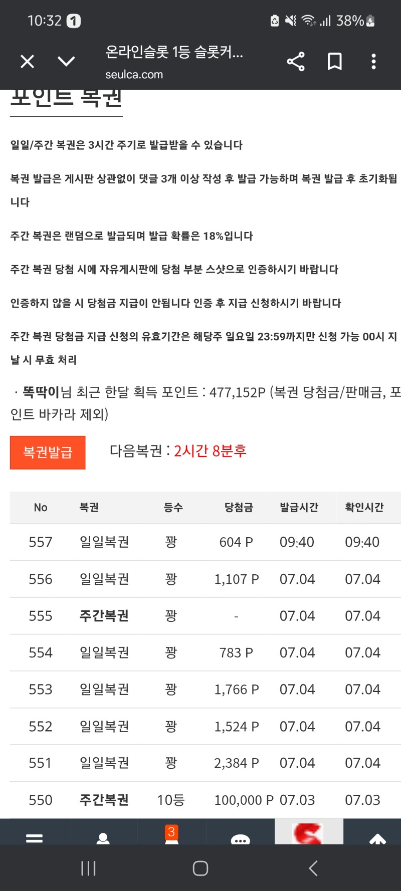 주복10등