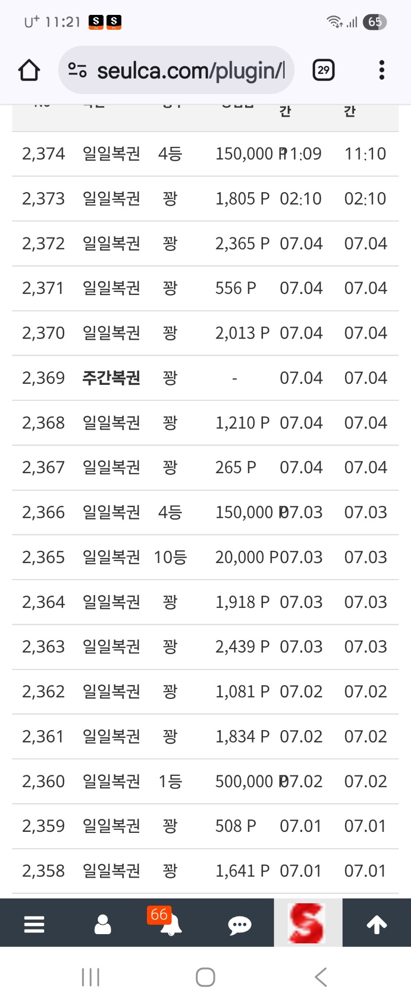 이번주 일보기 잘준다~