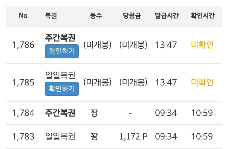 오늘 두번째 주복~~~~