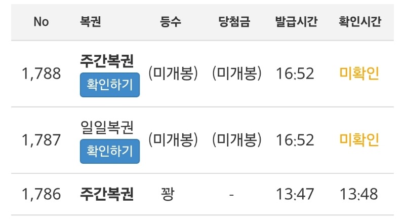 오늘만 3번째 주복