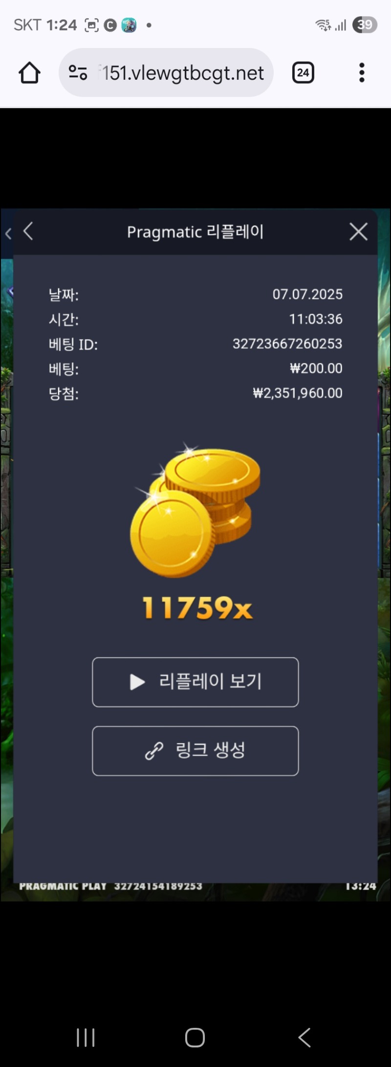 멀린11759배