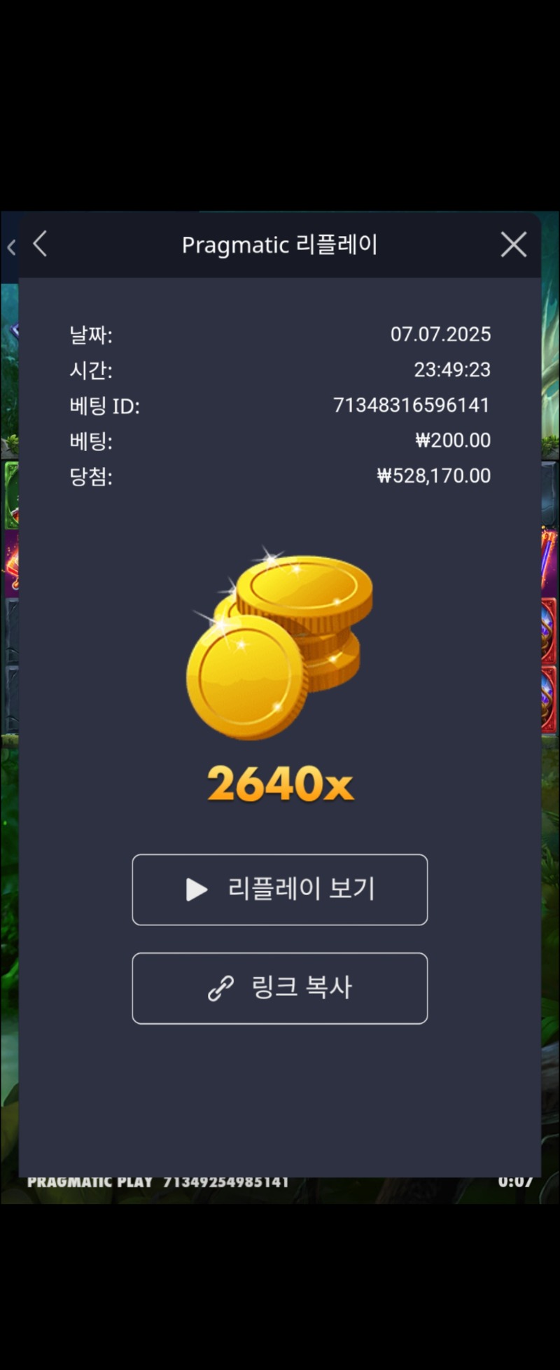 멀린 2640배