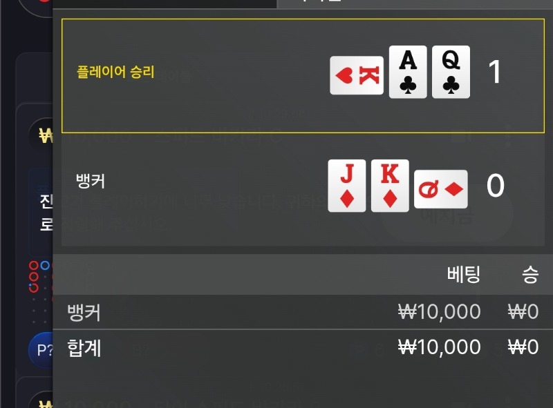 일을 못이기냐