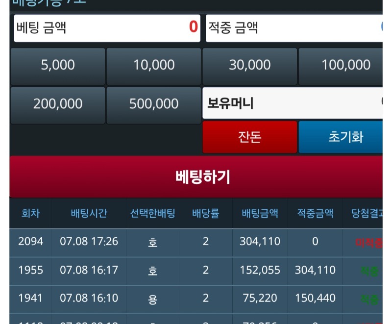 맨날오링.. 슬용호