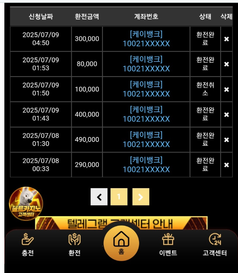 가족분들...먹튀 사이트 광고 조심하세요.