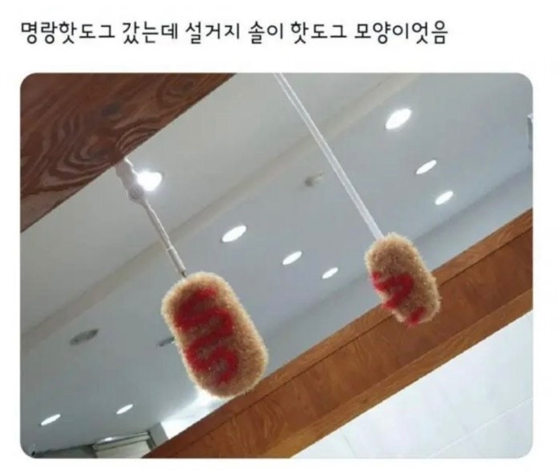 핫도그집서 쓰는 설거지 솔