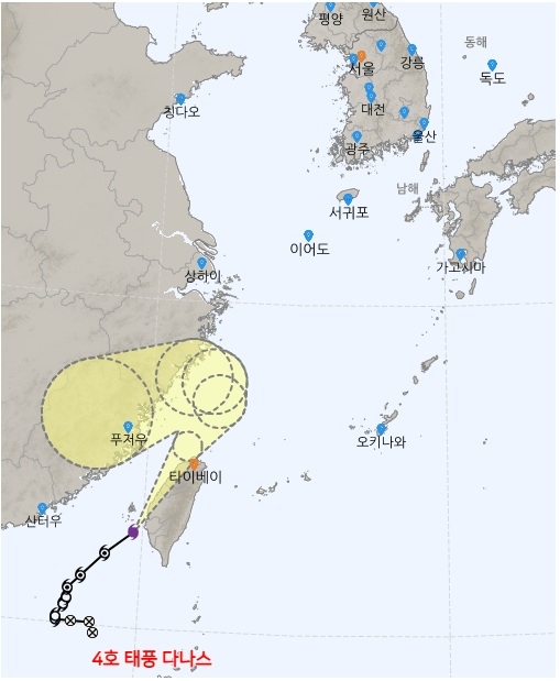 태풍도 못오는 한국 무더위 근황