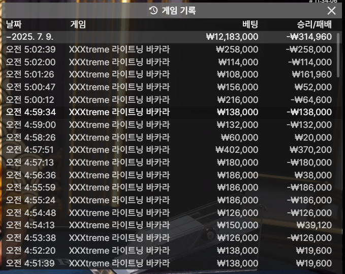 누굴위한 바카라인가;;