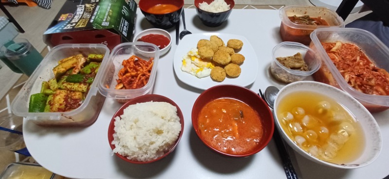 이른저녁밥~~힘들어도 집밥으루